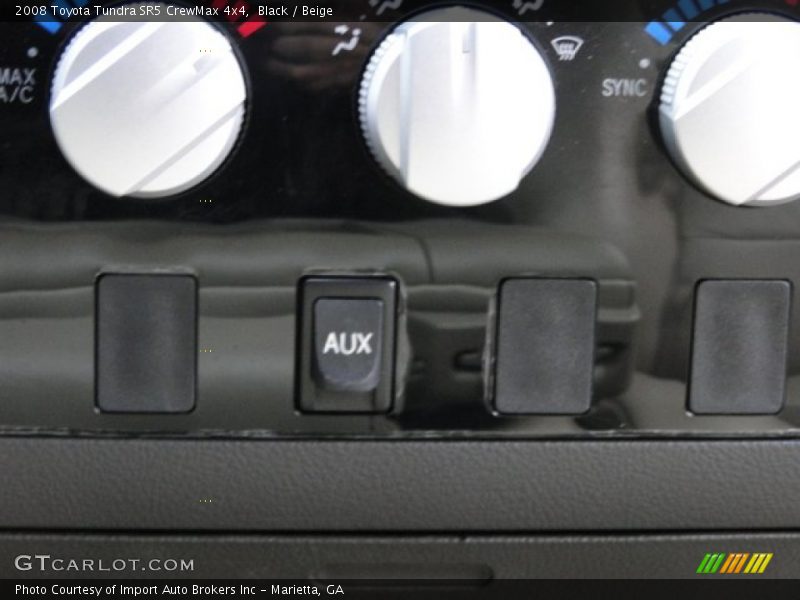 Black / Beige 2008 Toyota Tundra SR5 CrewMax 4x4