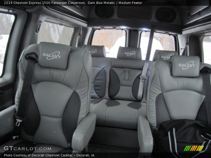 Dark Blue Metallic / Medium Pewter 2014 Chevrolet Express 1500 Passenger Conversion