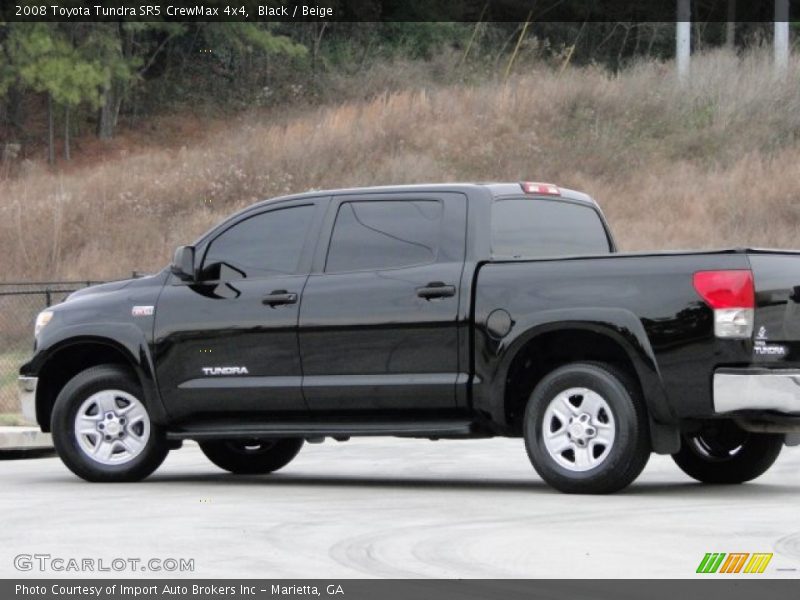 Black / Beige 2008 Toyota Tundra SR5 CrewMax 4x4