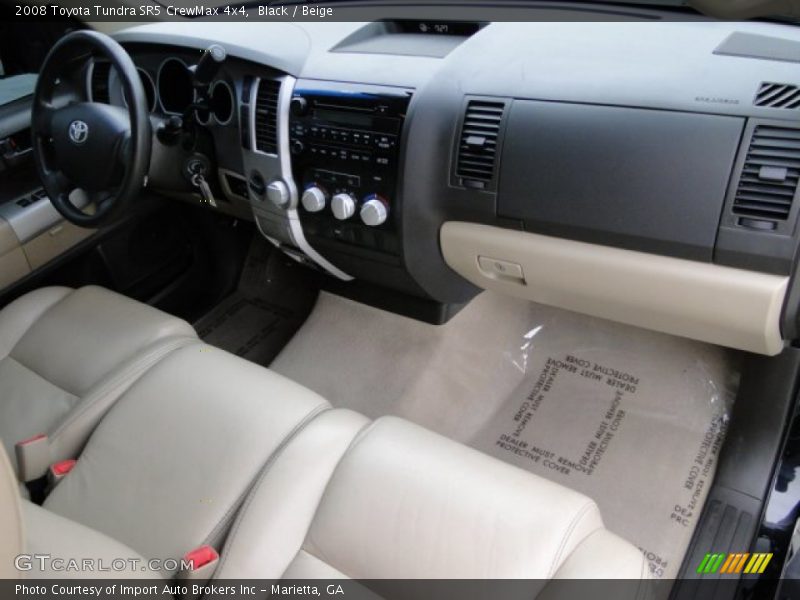 Black / Beige 2008 Toyota Tundra SR5 CrewMax 4x4