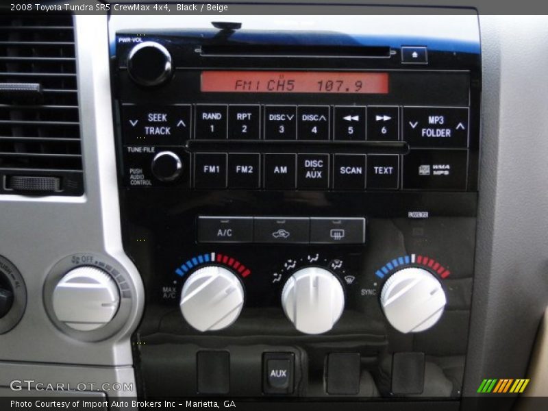 Black / Beige 2008 Toyota Tundra SR5 CrewMax 4x4