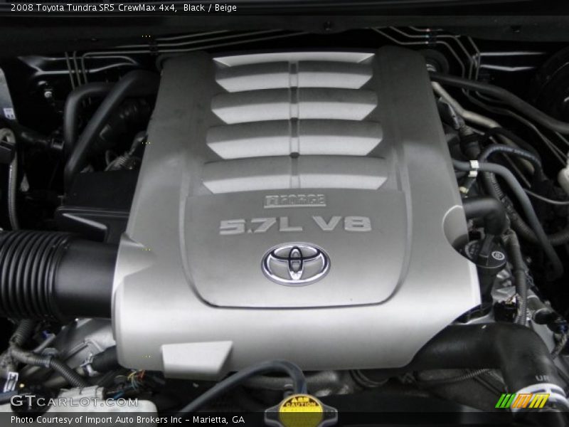 Black / Beige 2008 Toyota Tundra SR5 CrewMax 4x4