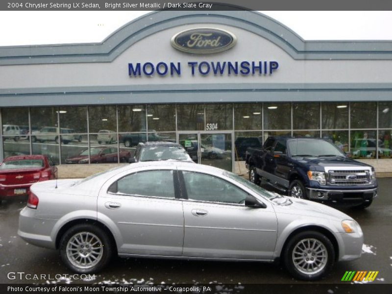 Bright Silver Metallic / Dark Slate Gray 2004 Chrysler Sebring LX Sedan