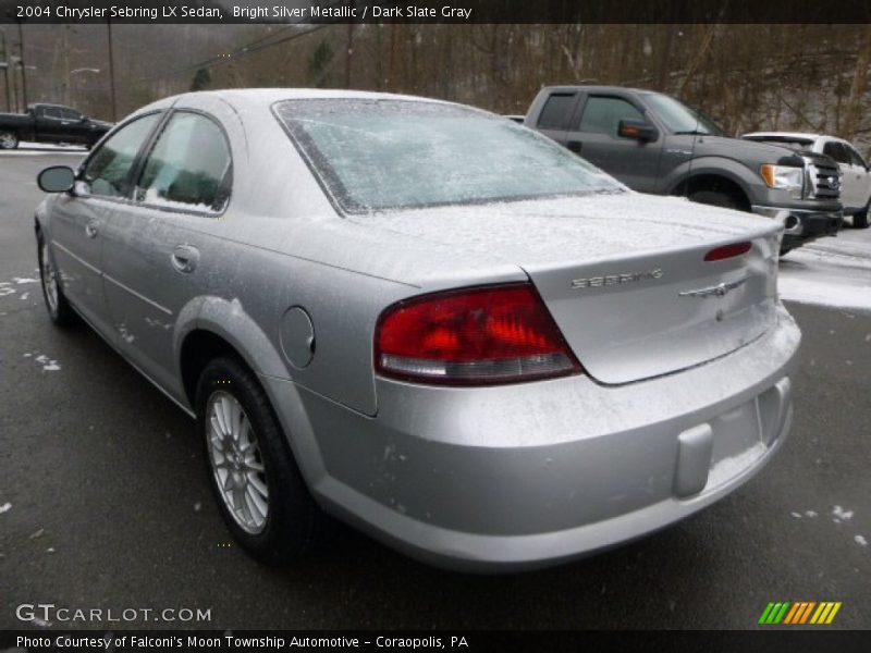Bright Silver Metallic / Dark Slate Gray 2004 Chrysler Sebring LX Sedan