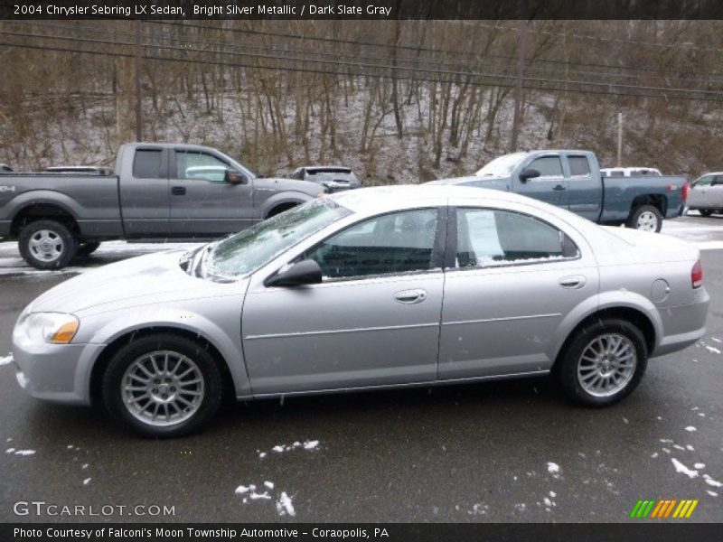 Bright Silver Metallic / Dark Slate Gray 2004 Chrysler Sebring LX Sedan