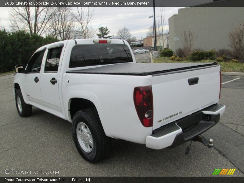 Summit White / Medium Dark Pewter 2005 Chevrolet Colorado LS Crew Cab 4x4