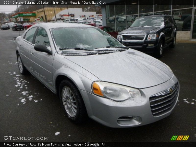 Bright Silver Metallic / Dark Slate Gray 2004 Chrysler Sebring LX Sedan