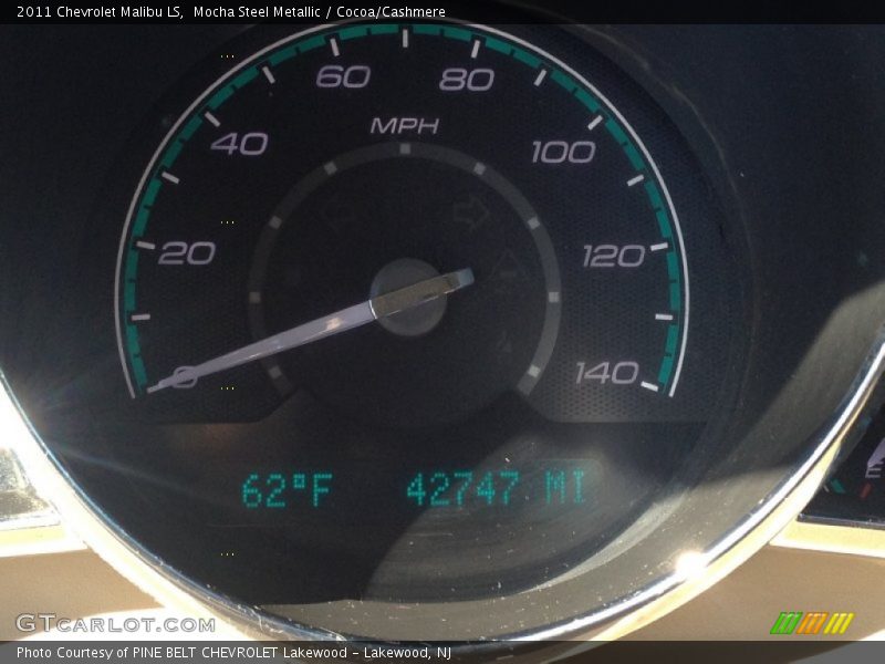 Mocha Steel Metallic / Cocoa/Cashmere 2011 Chevrolet Malibu LS