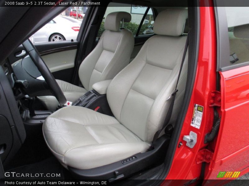 Laser Red / Parchment 2008 Saab 9-5 2.3T Sedan
