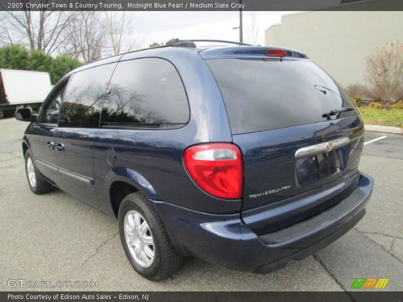 Midnight Blue Pearl / Medium Slate Gray 2005 Chrysler Town & Country Touring