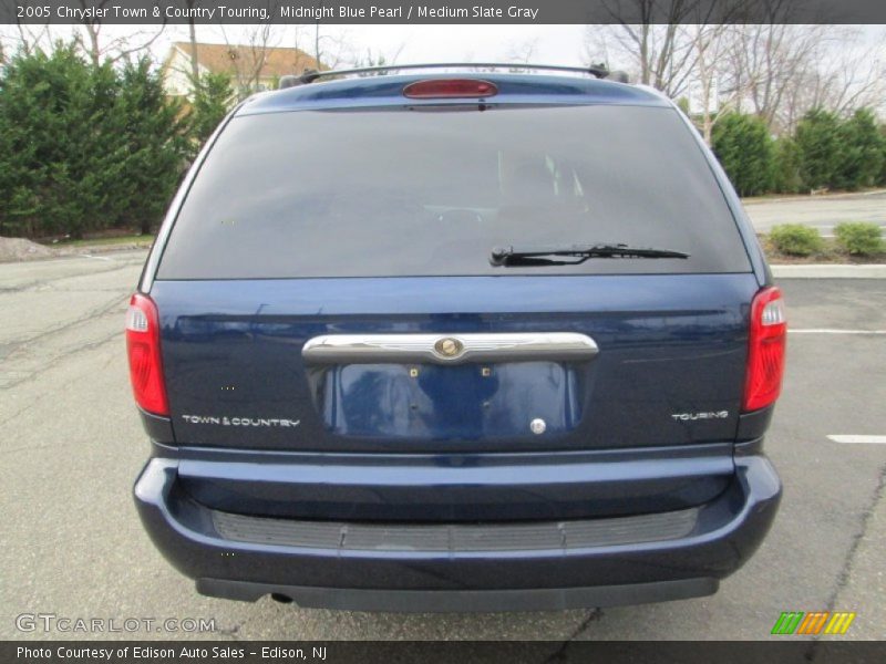 Midnight Blue Pearl / Medium Slate Gray 2005 Chrysler Town & Country Touring