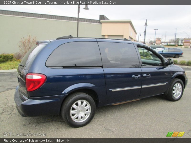 Midnight Blue Pearl / Medium Slate Gray 2005 Chrysler Town & Country Touring