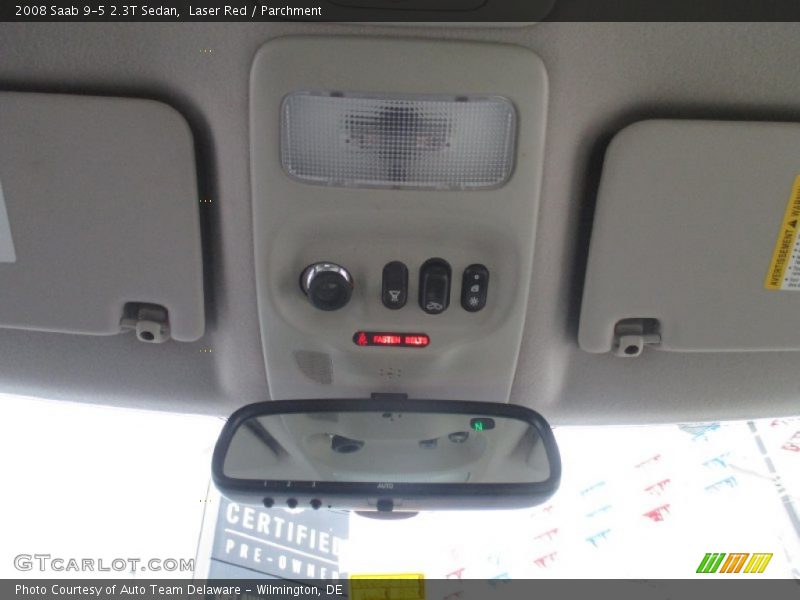 Laser Red / Parchment 2008 Saab 9-5 2.3T Sedan