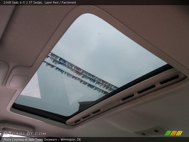 Laser Red / Parchment 2008 Saab 9-5 2.3T Sedan