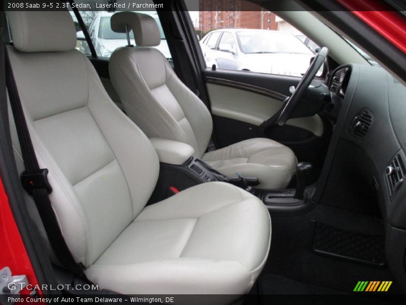 Laser Red / Parchment 2008 Saab 9-5 2.3T Sedan