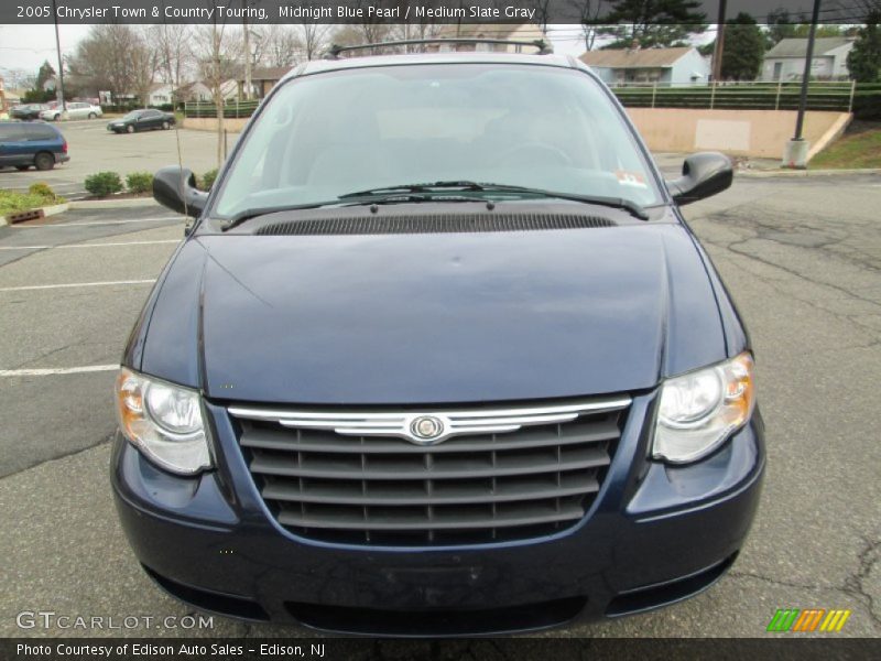 Midnight Blue Pearl / Medium Slate Gray 2005 Chrysler Town & Country Touring
