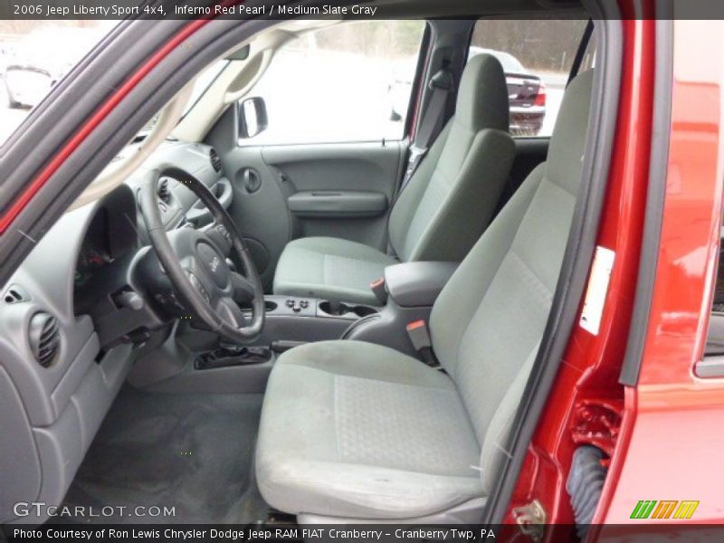 Inferno Red Pearl / Medium Slate Gray 2006 Jeep Liberty Sport 4x4