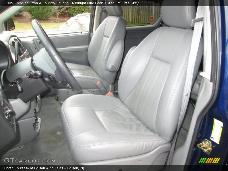Midnight Blue Pearl / Medium Slate Gray 2005 Chrysler Town & Country Touring
