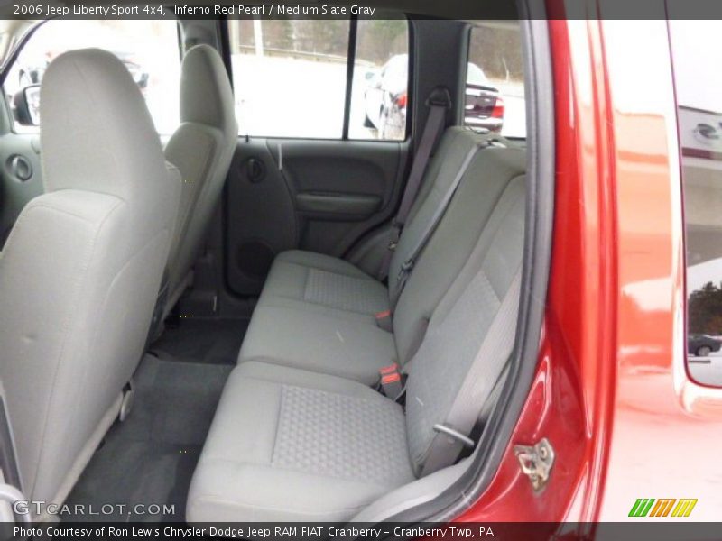 Inferno Red Pearl / Medium Slate Gray 2006 Jeep Liberty Sport 4x4