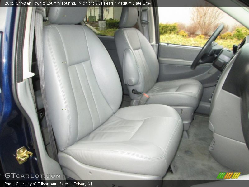 Midnight Blue Pearl / Medium Slate Gray 2005 Chrysler Town & Country Touring