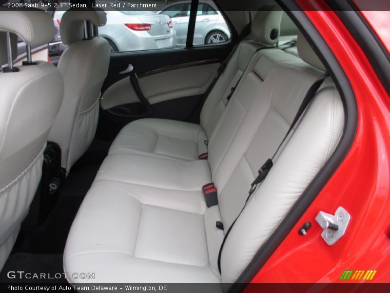 Laser Red / Parchment 2008 Saab 9-5 2.3T Sedan