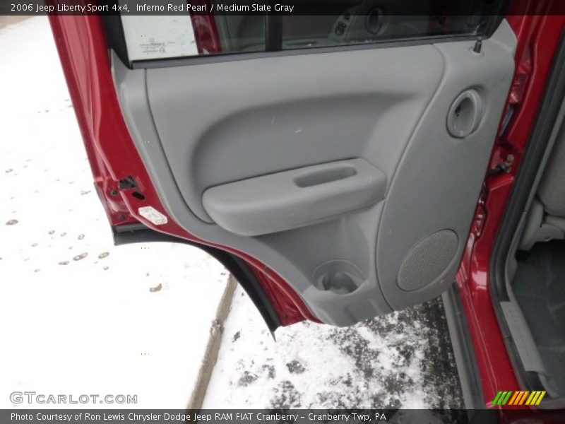 Inferno Red Pearl / Medium Slate Gray 2006 Jeep Liberty Sport 4x4