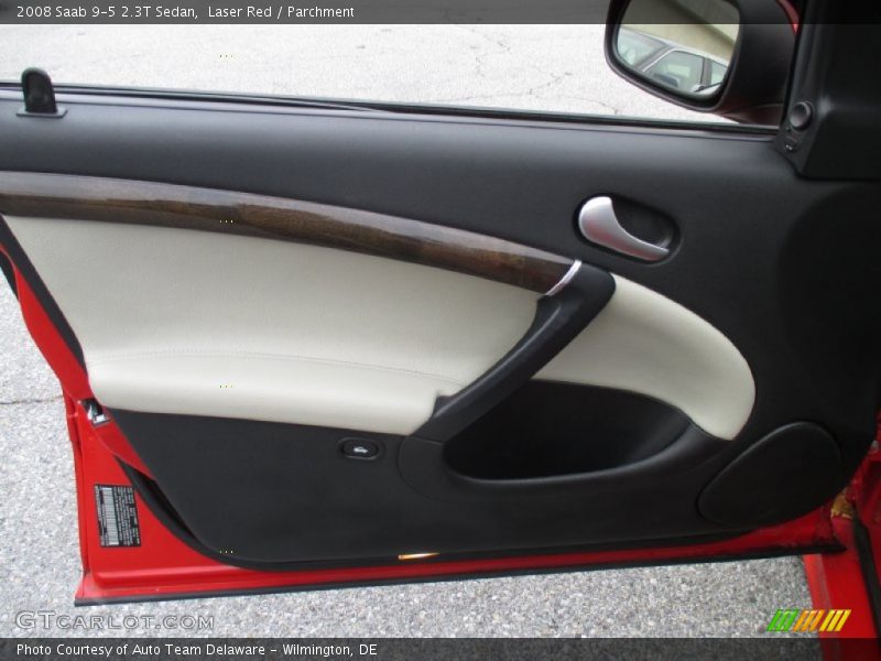 Laser Red / Parchment 2008 Saab 9-5 2.3T Sedan