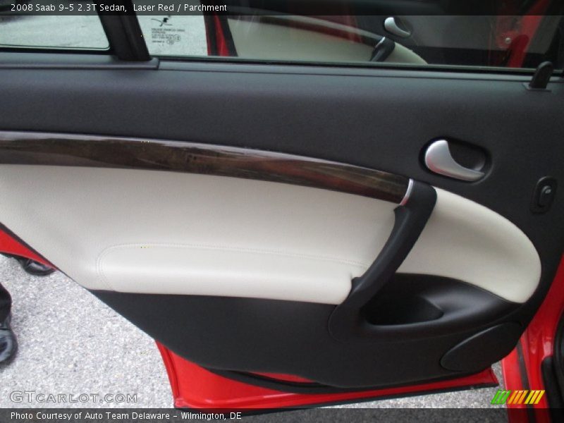 Laser Red / Parchment 2008 Saab 9-5 2.3T Sedan