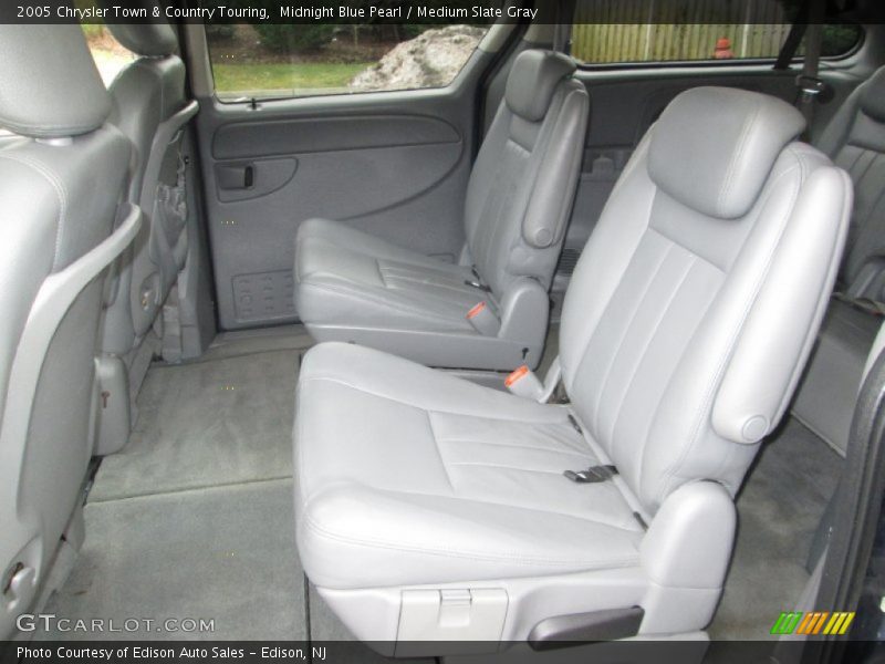 Midnight Blue Pearl / Medium Slate Gray 2005 Chrysler Town & Country Touring