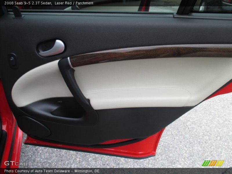 Laser Red / Parchment 2008 Saab 9-5 2.3T Sedan