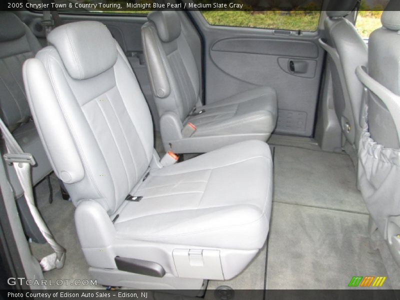 Midnight Blue Pearl / Medium Slate Gray 2005 Chrysler Town & Country Touring