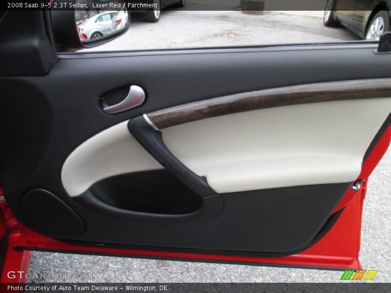 Laser Red / Parchment 2008 Saab 9-5 2.3T Sedan