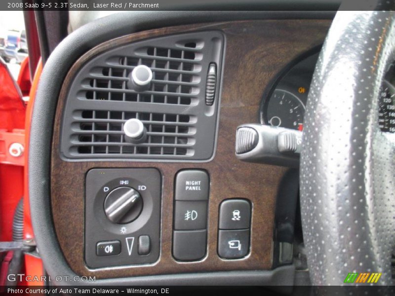 Laser Red / Parchment 2008 Saab 9-5 2.3T Sedan
