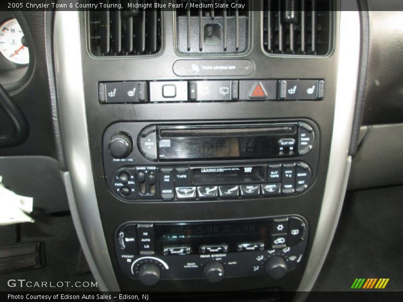 Midnight Blue Pearl / Medium Slate Gray 2005 Chrysler Town & Country Touring