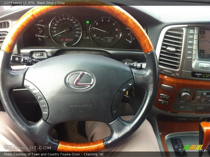 Black Onyx / Gray 2004 Lexus LX 470
