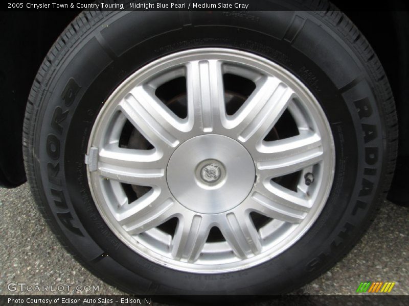 Midnight Blue Pearl / Medium Slate Gray 2005 Chrysler Town & Country Touring