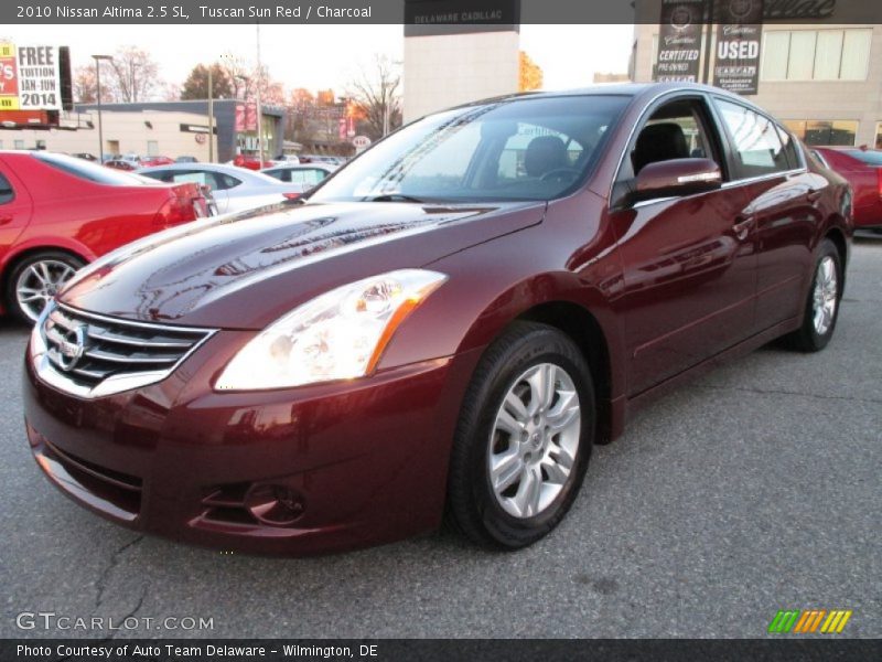 Tuscan Sun Red / Charcoal 2010 Nissan Altima 2.5 SL