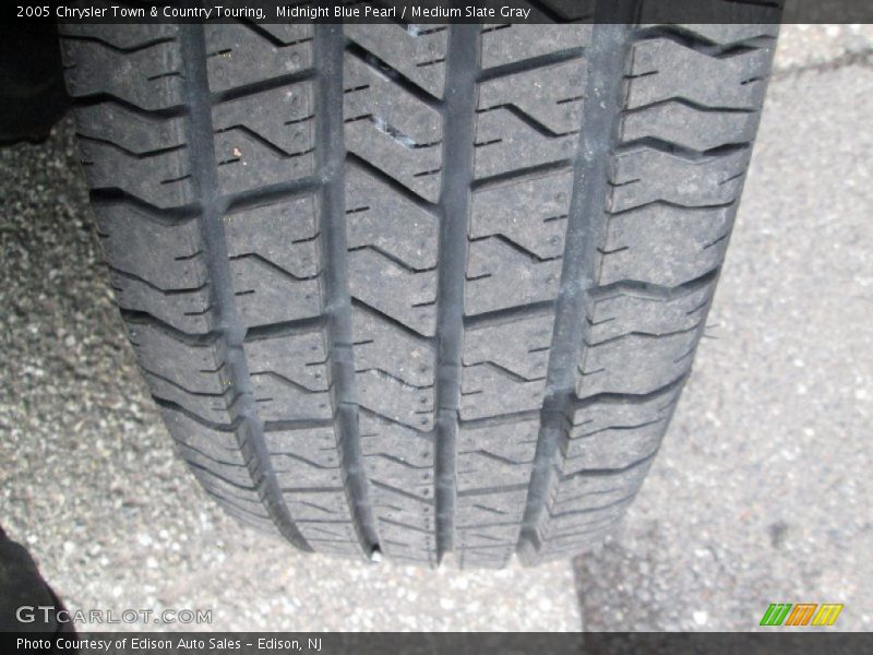 Midnight Blue Pearl / Medium Slate Gray 2005 Chrysler Town & Country Touring