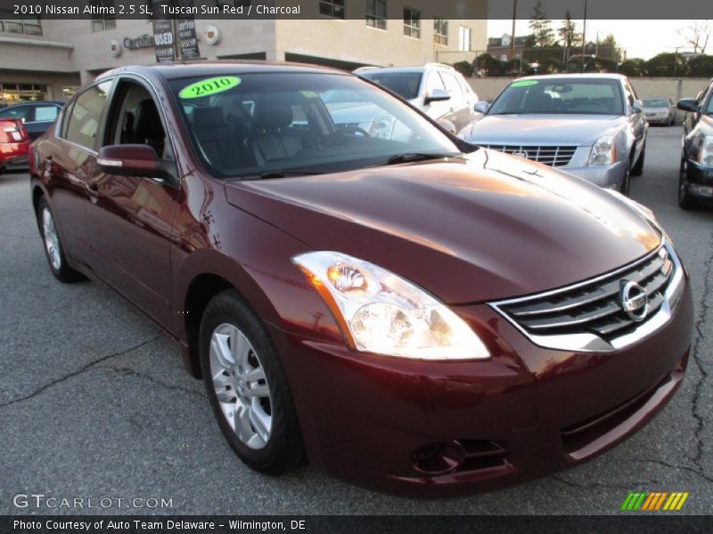 Tuscan Sun Red / Charcoal 2010 Nissan Altima 2.5 SL
