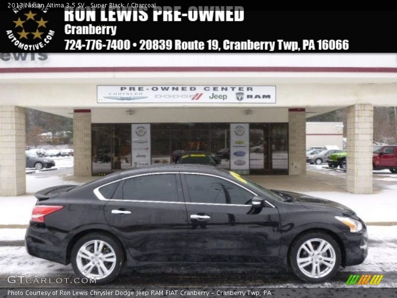 Super Black / Charcoal 2013 Nissan Altima 3.5 SV
