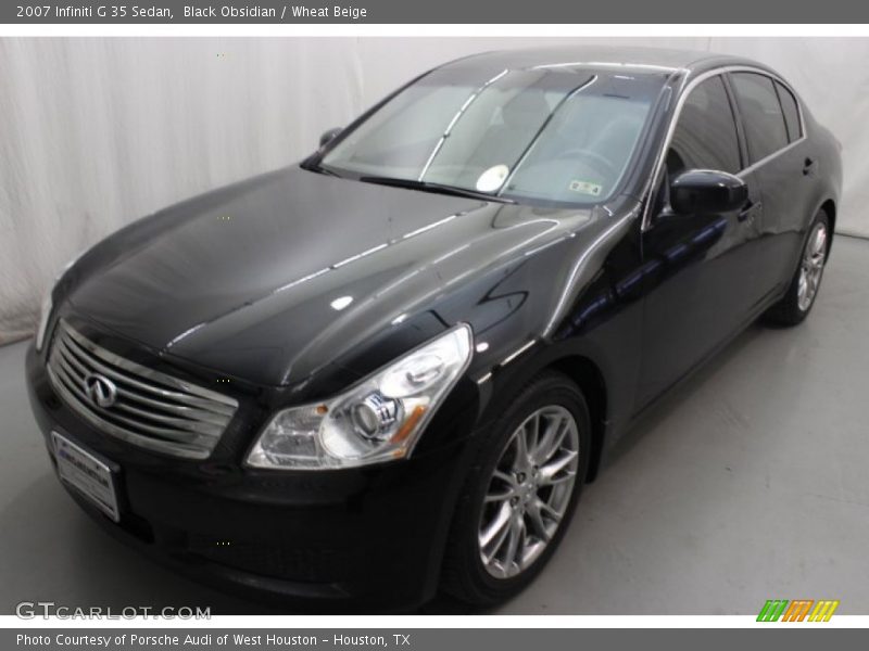Black Obsidian / Wheat Beige 2007 Infiniti G 35 Sedan