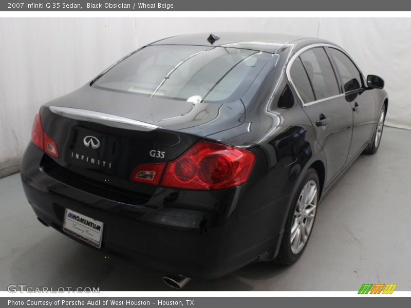 Black Obsidian / Wheat Beige 2007 Infiniti G 35 Sedan