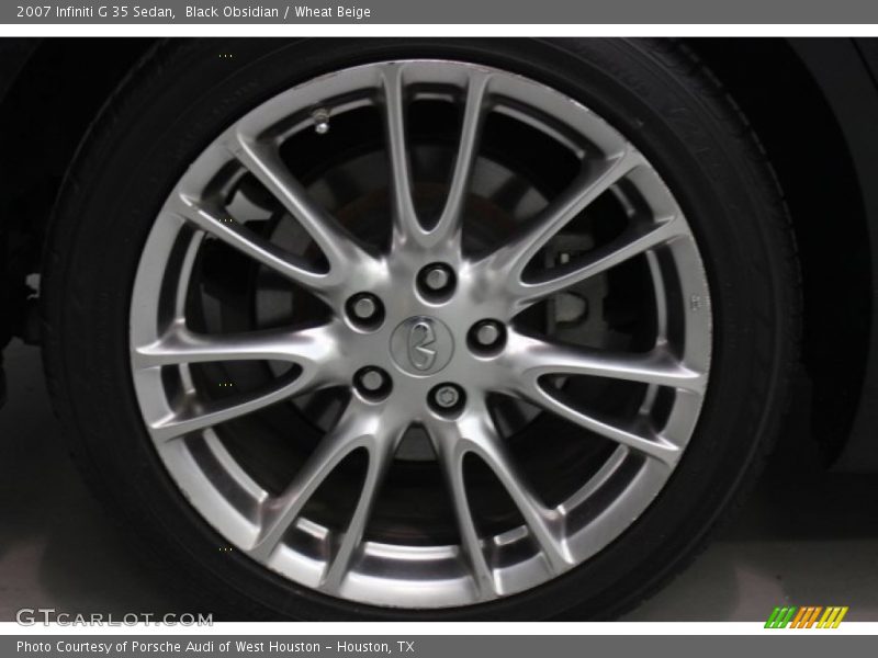 Black Obsidian / Wheat Beige 2007 Infiniti G 35 Sedan