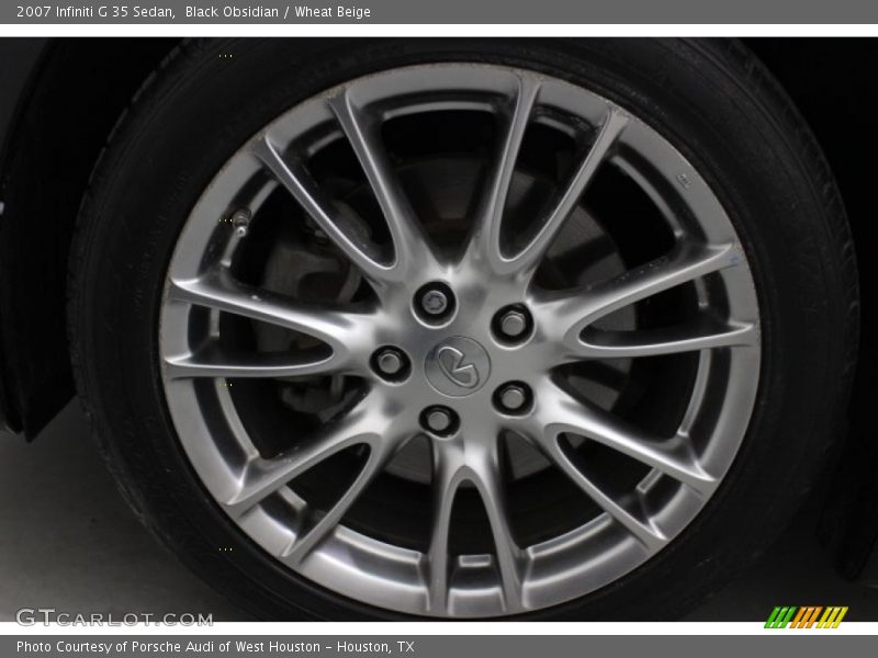 Black Obsidian / Wheat Beige 2007 Infiniti G 35 Sedan