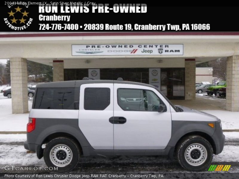 Satin Silver Metallic / Gray 2004 Honda Element LX