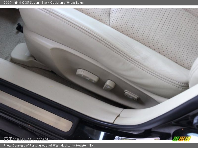 Black Obsidian / Wheat Beige 2007 Infiniti G 35 Sedan