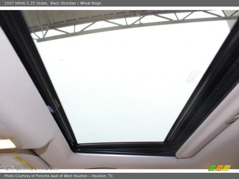 Black Obsidian / Wheat Beige 2007 Infiniti G 35 Sedan
