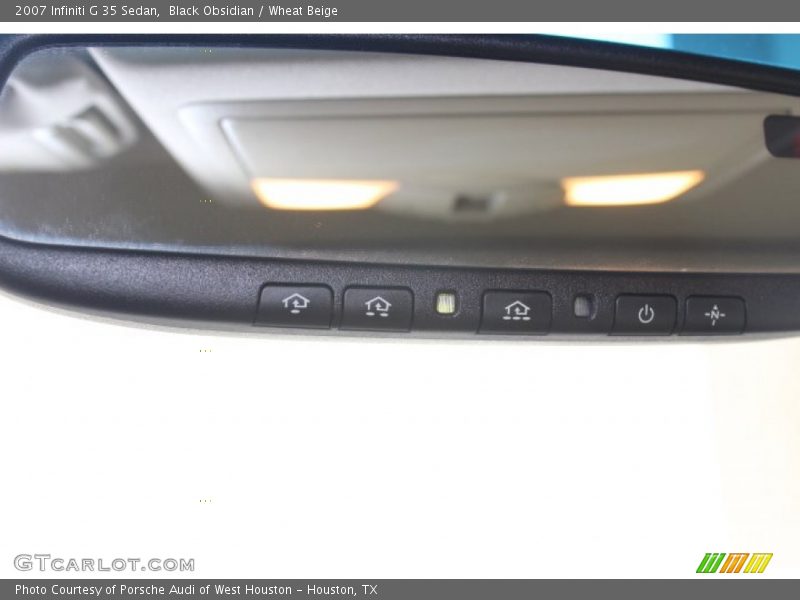 Black Obsidian / Wheat Beige 2007 Infiniti G 35 Sedan