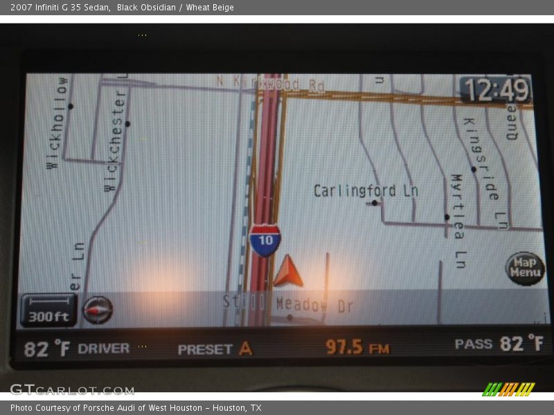 Black Obsidian / Wheat Beige 2007 Infiniti G 35 Sedan