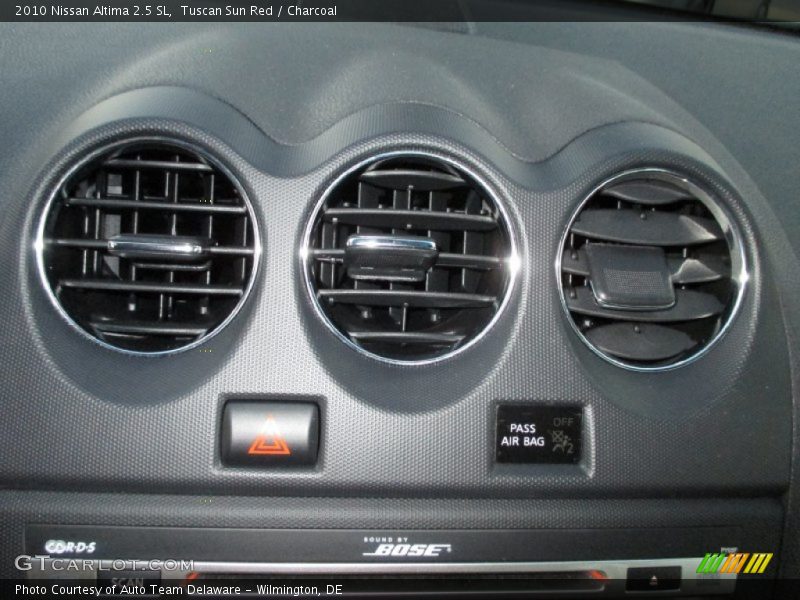 Tuscan Sun Red / Charcoal 2010 Nissan Altima 2.5 SL